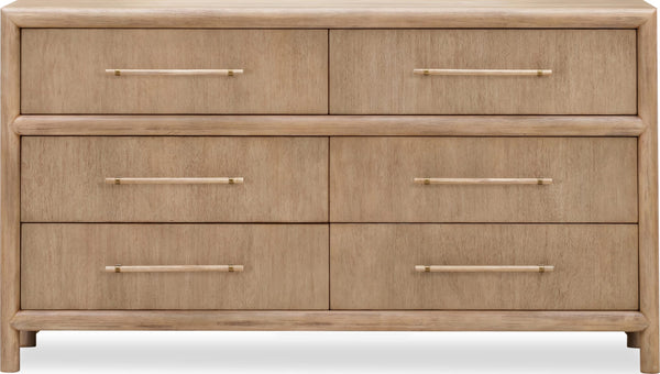 Dorchester Six Drawer Dresser in Granola