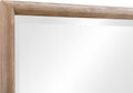 Dorchester Solid Wood and Glass Mirror in Granola