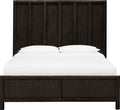 Dorchester Wooden Panel Bed in Basalt Grey