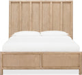 Dorchester Wooden Panel Bed in Granola
