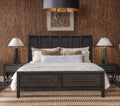 Dorchester Wooden Two Drawer Storage Bed in Basalt Grey