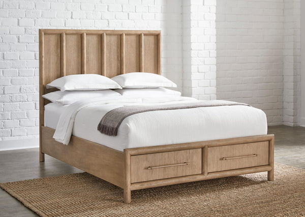 Dorchester Wooden Two Drawer Storage Bed in Granola alternate view