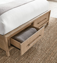 Dorchester Wooden Two Drawer Storage Bed in Granola - View 3