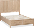 Dorchester Wooden Two Drawer Storage Bed in Granola