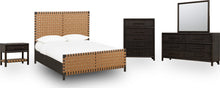 Dorchester Woven Panel Bed in Basalt Grey and Ginger - View 7