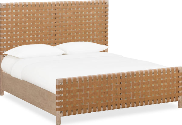 Dorchester Woven Panel Bed in Granola and Ginger alternate view