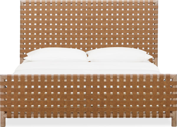 Dorchester Woven Panel Bed in Granola and Ginger