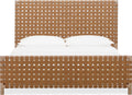 Dorchester Woven Panel Bed in Granola and Ginger