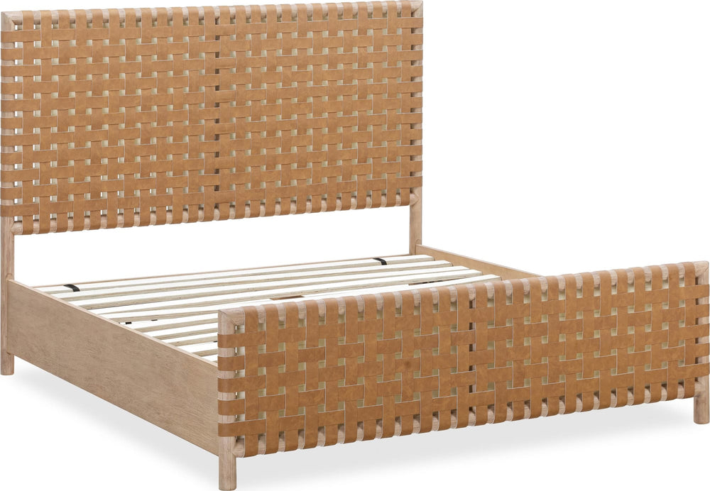 Dorchester Woven Panel Bed in Granola and Ginger - View 6