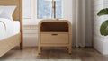 Davenport 1-Drw Nightstand W/USB - Timber