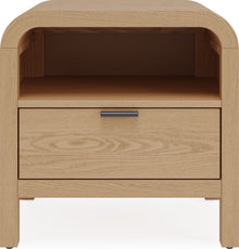 Davenport 1-Drw Nightstand W/USB - Timber - View 3