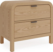 Davenport 2-Drw Nightstand W/USB - Timber - View 4