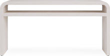 Davenport Ash Wood Console Table in Sugar - View 2
