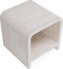 Davenport Ash Wood Side Table in Sugar - View 4