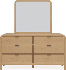 Davenport Dresser Mirror - Timber - View 8