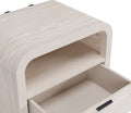 Davenport One Drawer One Shelf USB-Charging Nightstand in Sugar