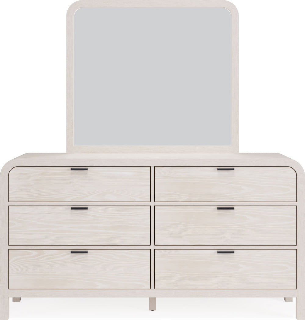 Davenport Six Drawer Dresser in Sugar - View 6