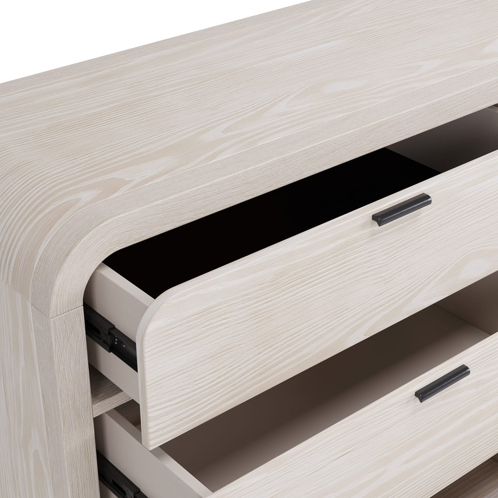 Davenport Six Drawer Dresser in Sugar - View 8