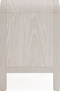 Davenport Two Drawer USB-Charging Nightstand in Sugar