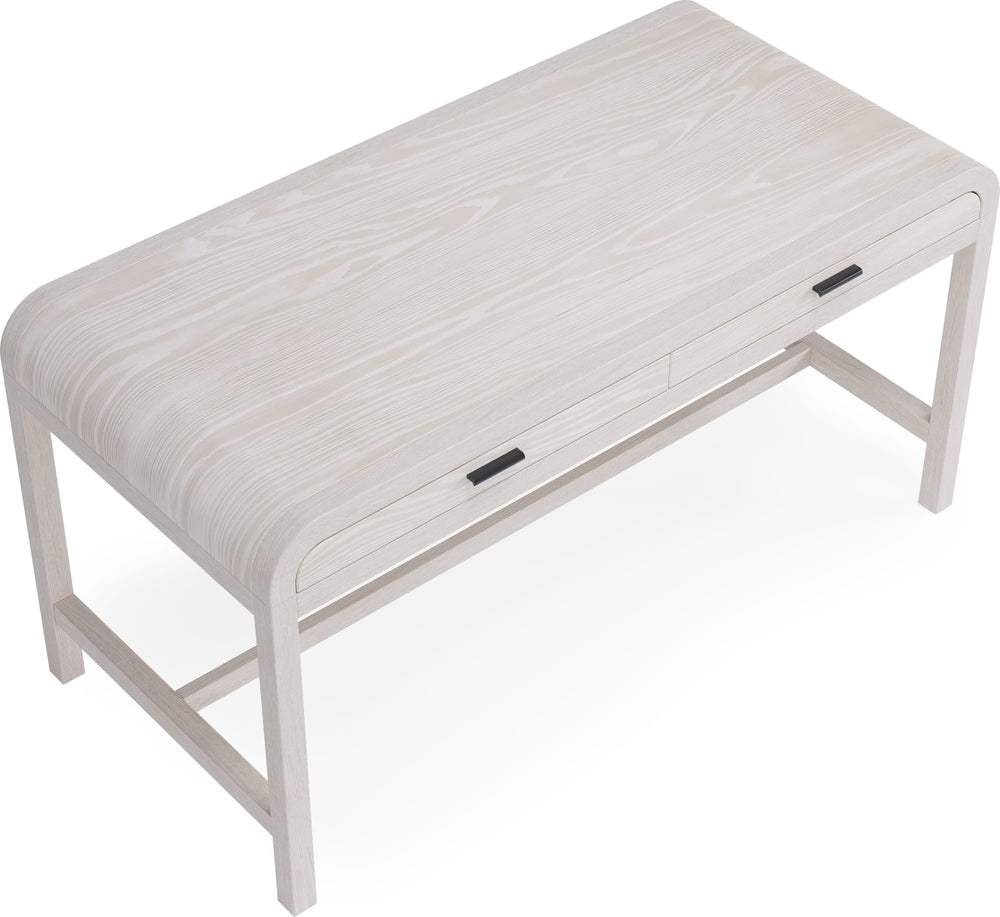 Davenport Two Drawer Writing Desk in Sugar - View 4