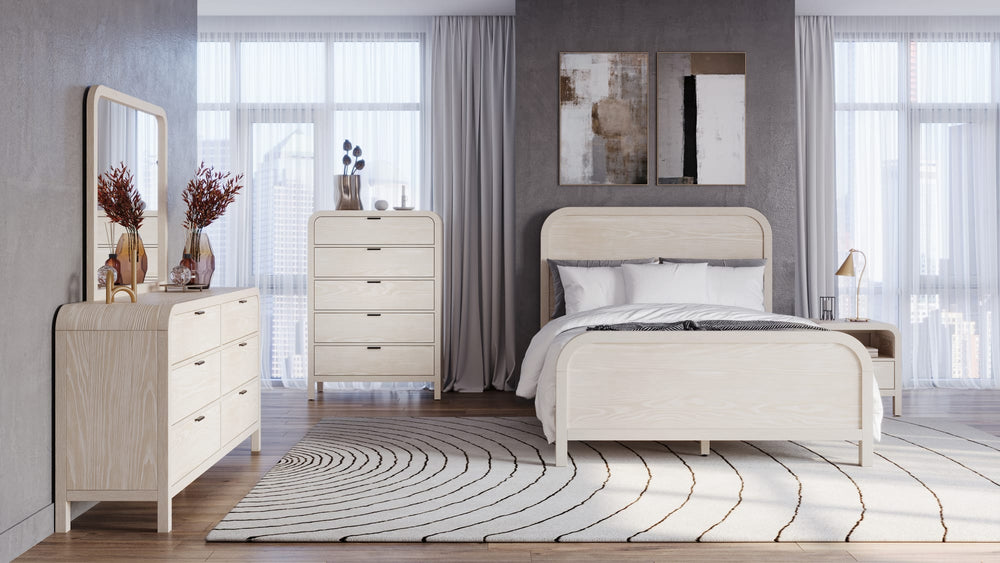 Davenport Wood Platform Bed in Sugar - View 7