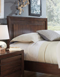 Ellington Charging Station Nightstand in Chocolate Brown