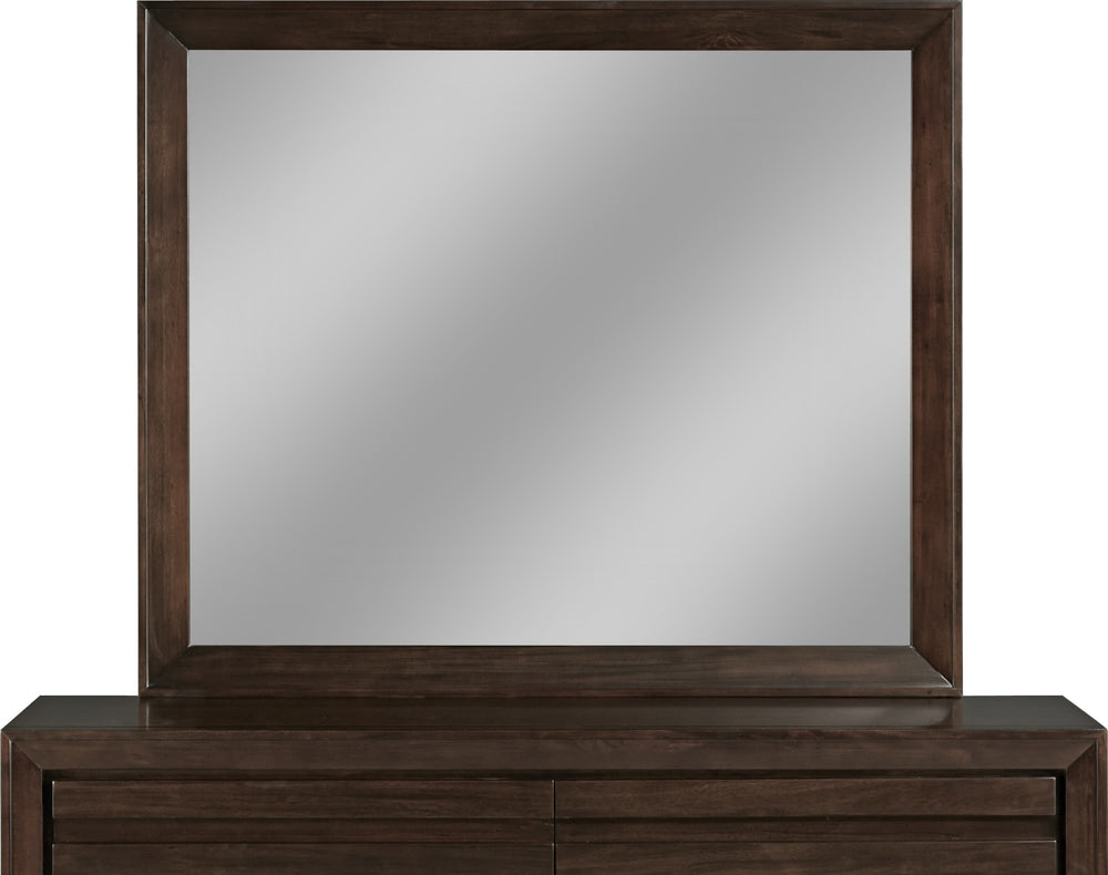 Ellington Mirror in Chocolate Brown - View 3