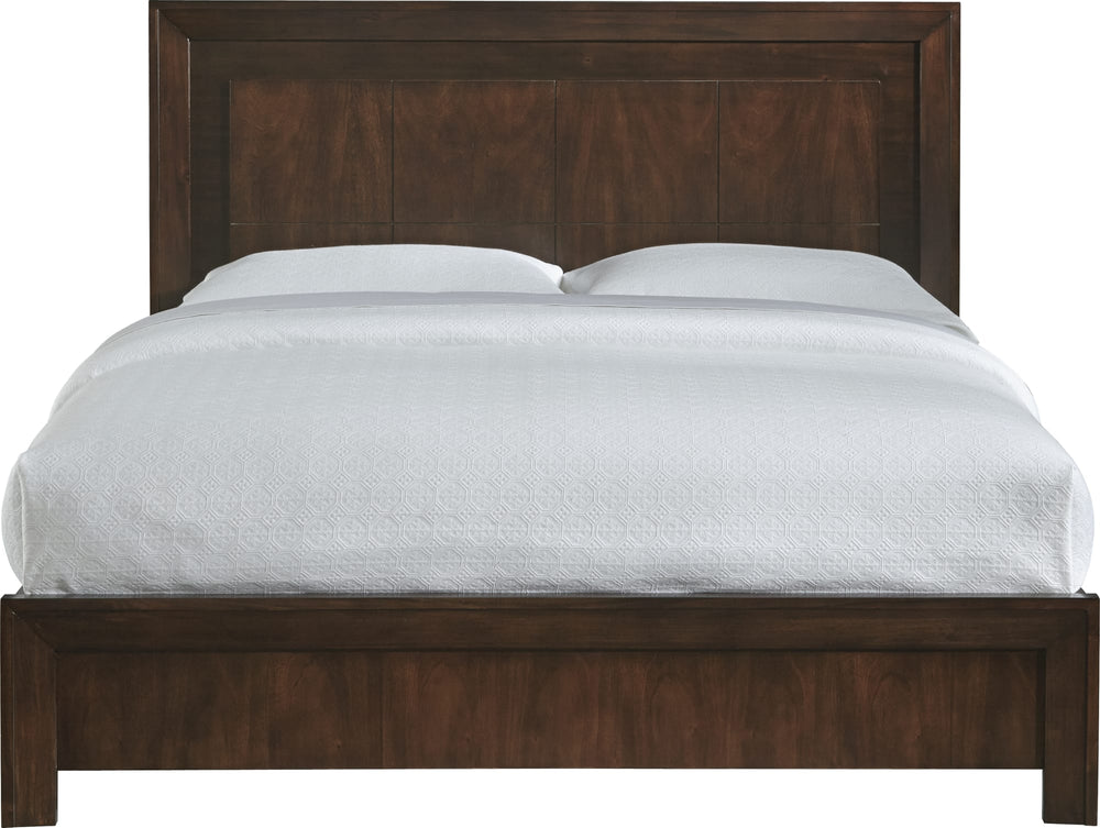 Ellington Wood Platform Bed in Chocolate Brown - View 4
