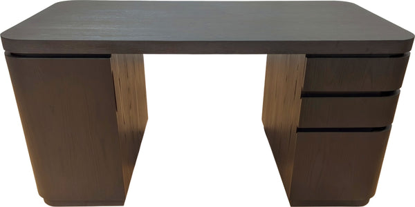 Easton Dbl Pedestal Desk - Jet