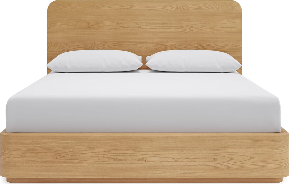 Easton Full Wood Bed-Timber - View 6