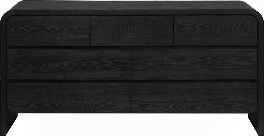 Easton Seven Drawer Dresser in Jet Black Ash - View 3