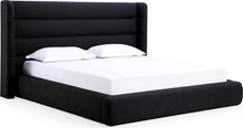 Frank Upholstered Wingback Platform Bed in Ember Boucle - View 2