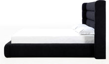 Frank Upholstered Wingback Platform Bed in Ember Boucle - View 3
