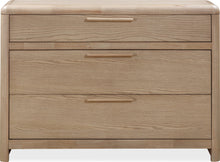 Foxworth Three Drawer Ash Wood Bachelor Chest in Ginger - View 3