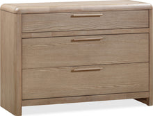 Foxworth Three Drawer Ash Wood Bachelor Chest in Ginger - View 4