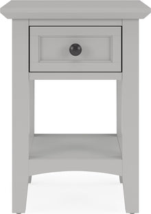Halston Drink Table - Elephant Grey - View 2