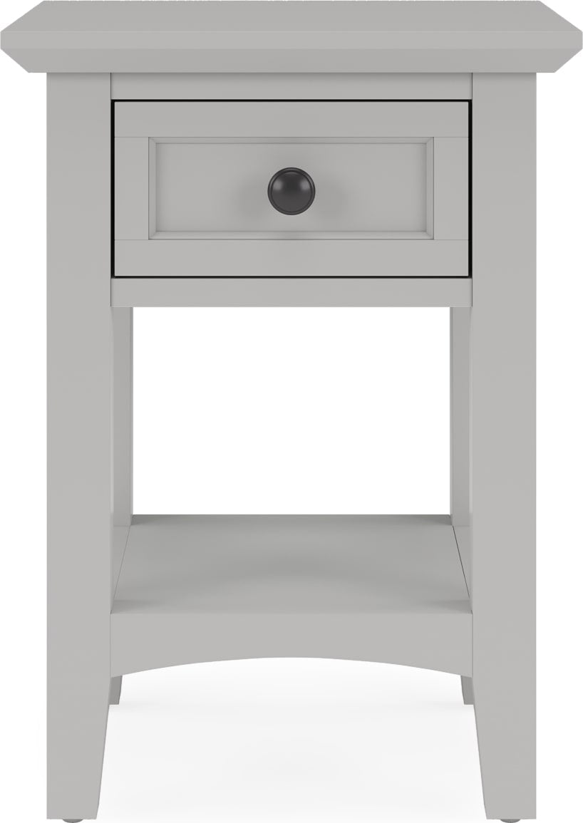 Halston Drink Table - Elephant Grey - View 2
