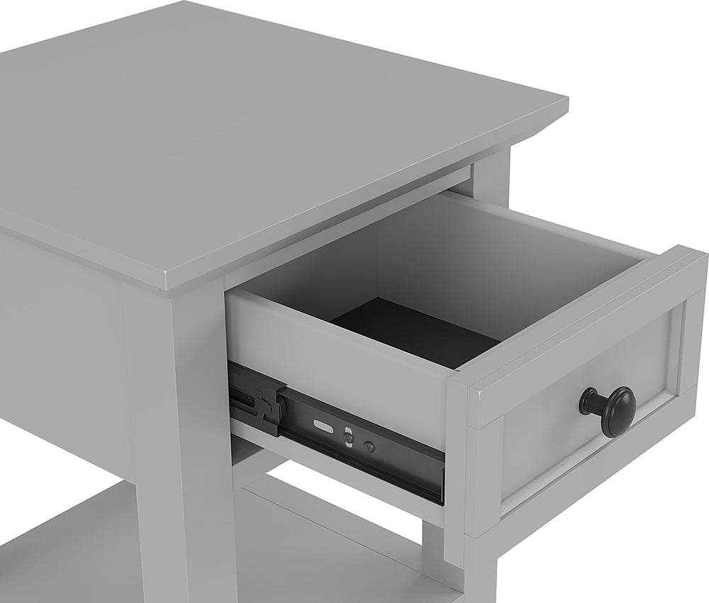 Halston Drink Table - Elephant Grey - View 4