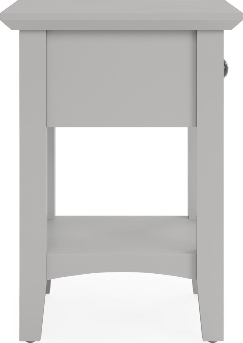 Halston Drink Table - Elephant Grey - View 5