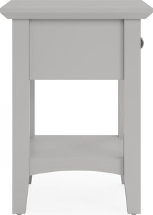 Halston Drink Table - Elephant Grey - View 5
