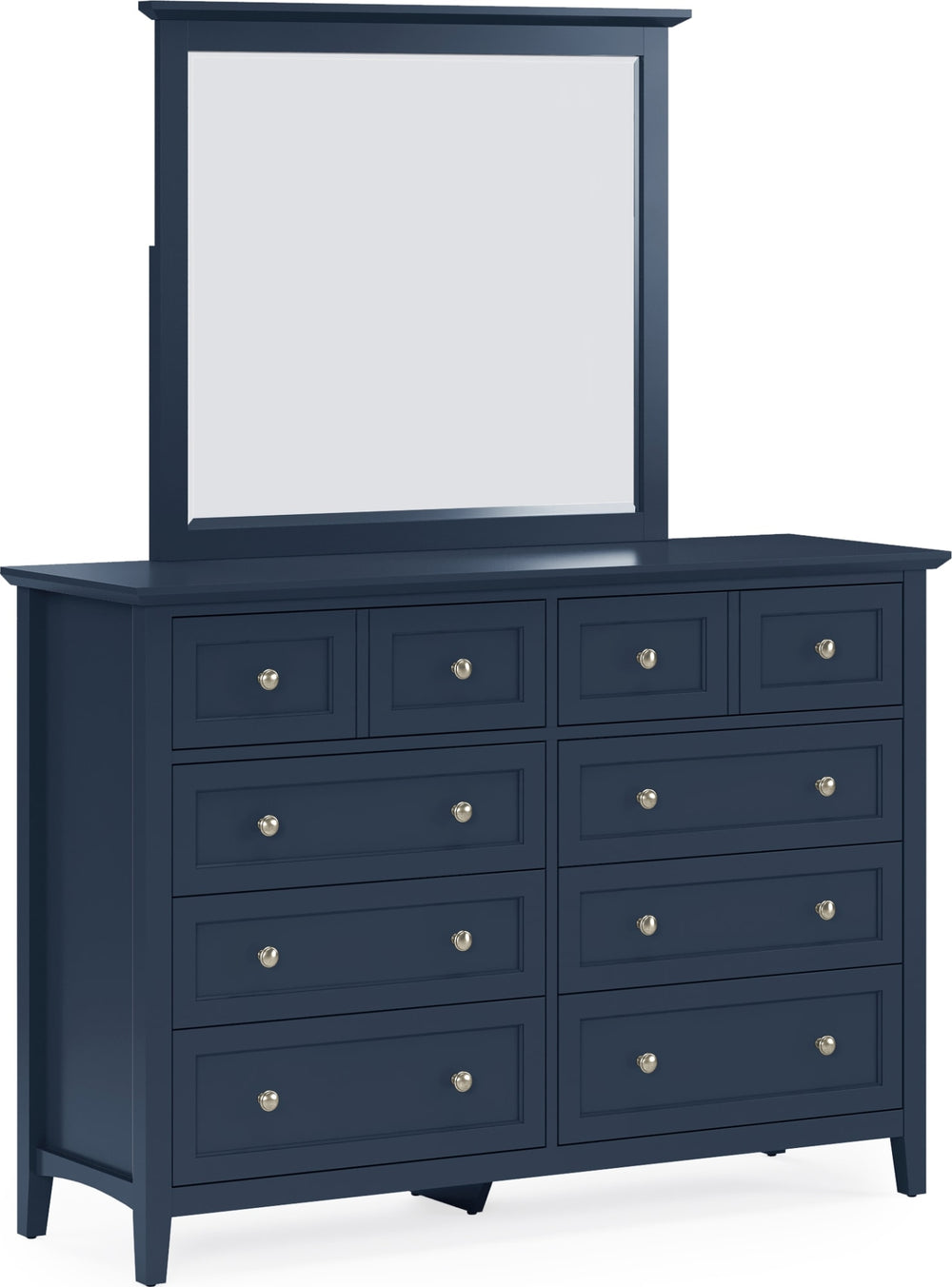 Halston Eight Drawer Dresser in Blueberry - View 10