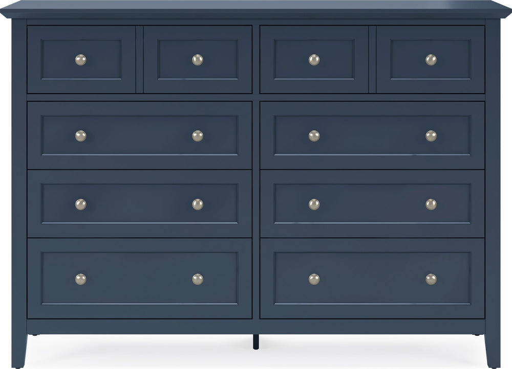 Halston Eight Drawer Dresser in Blueberry - View 2