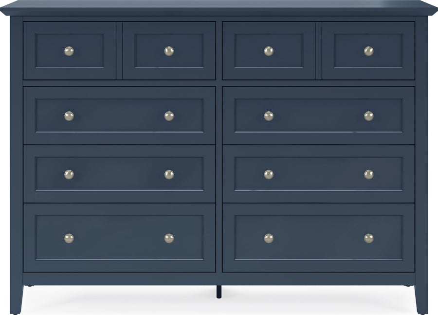 Halston Eight Drawer Dresser in Blueberry - View 2