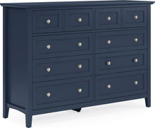 Halston Eight Drawer Dresser in Blueberry - View 3