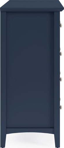 Halston Eight Drawer Dresser in Blueberry - View 4