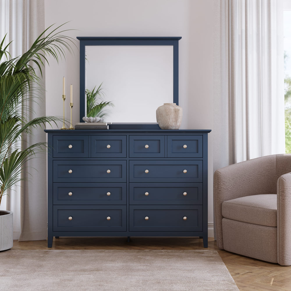 Halston Eight Drawer Dresser in Blueberry - View 8