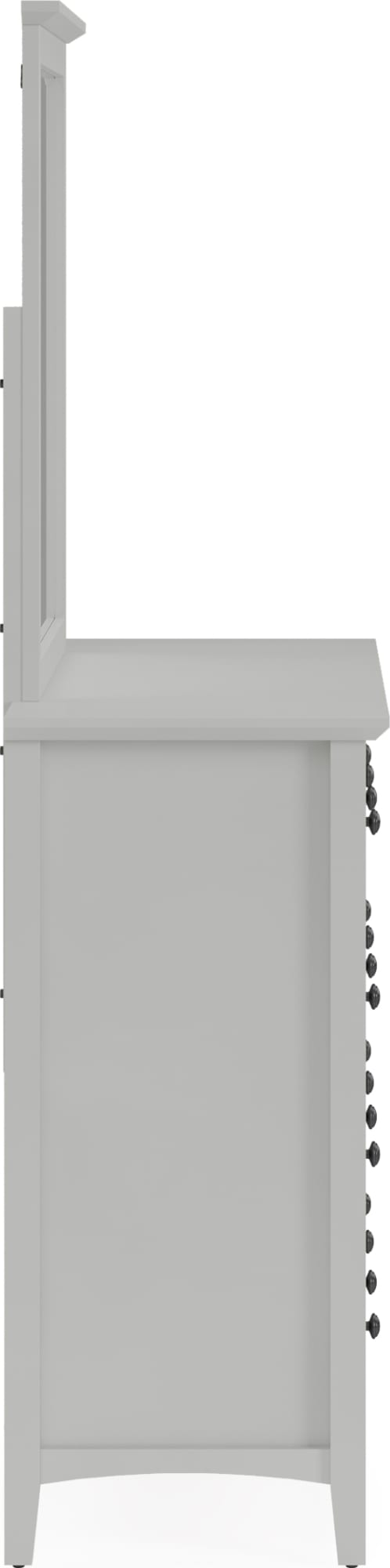 Halston Eight Drawer Dresser in Elephant Gray - View 10