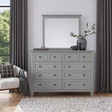 Halston Eight Drawer Dresser in Elephant Gray - View 2