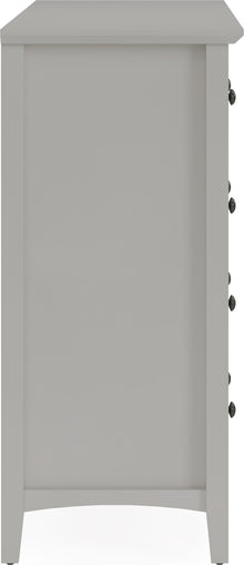 Halston Eight Drawer Dresser in Elephant Gray - View 5