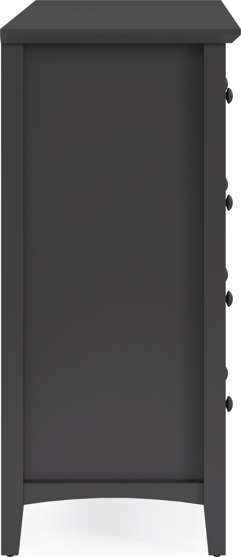 Halston Eight Drawer Dresser in Raven Black - View 4
